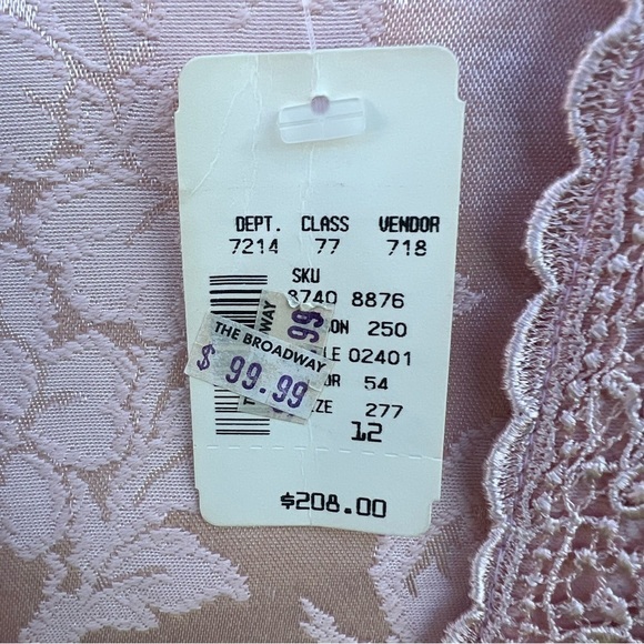 VTG NOS Nah Nah Collections Victorian Lolita Style Dressy Blazer Pink Pearl 12 - Picture 12 of 14